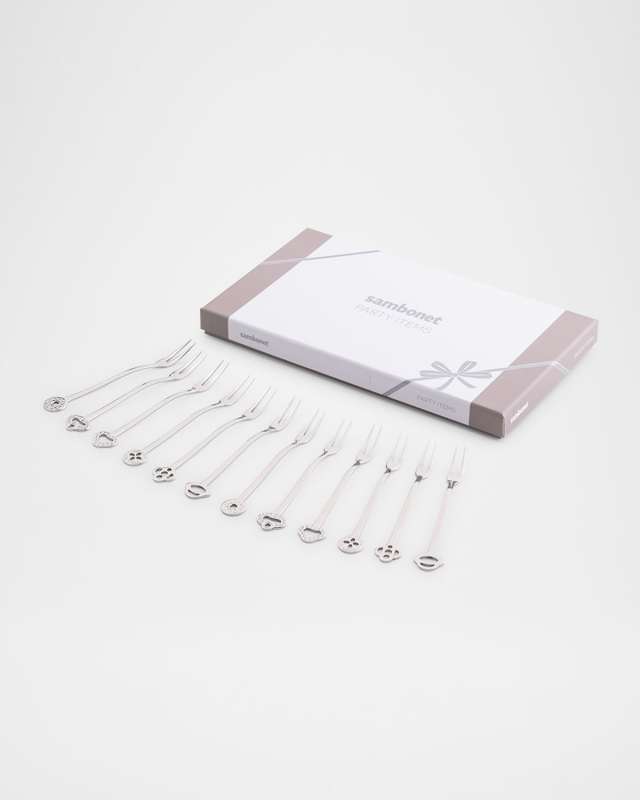 Oriental 12-Piece Party Forks Set